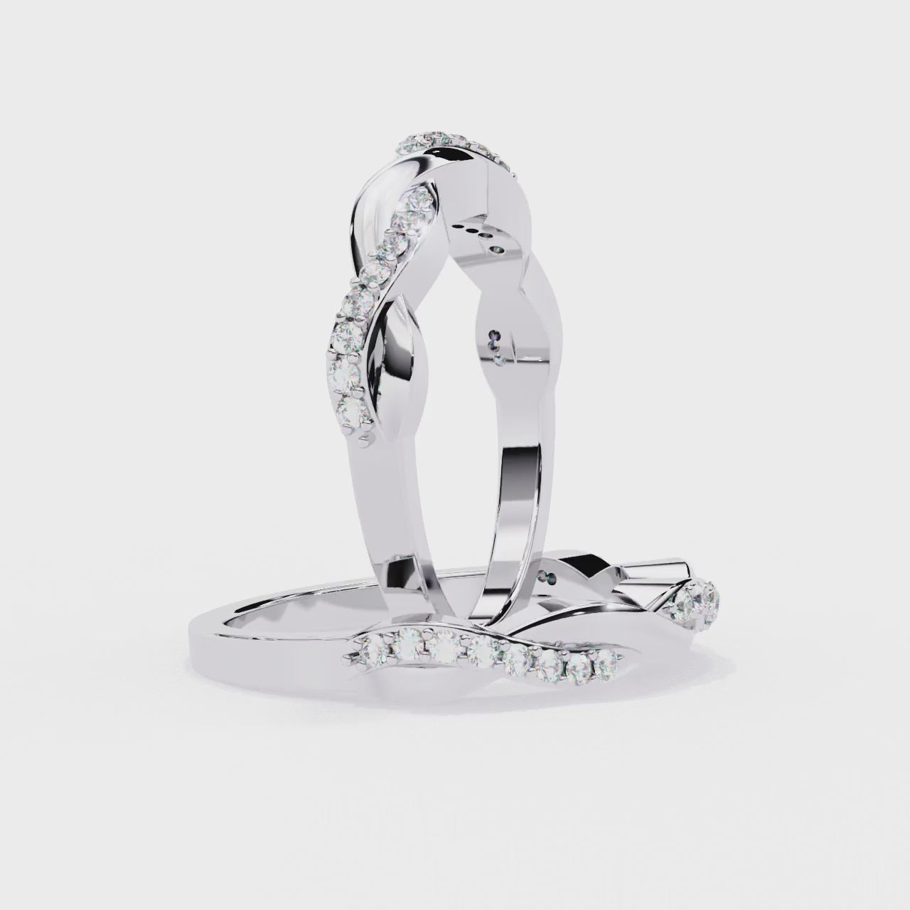 Elegant Diamond Side Stone Brilliance Ring