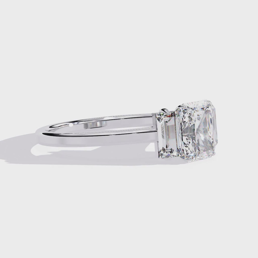 Elegant Multi-Stone Brilliance Central Cluster Ring