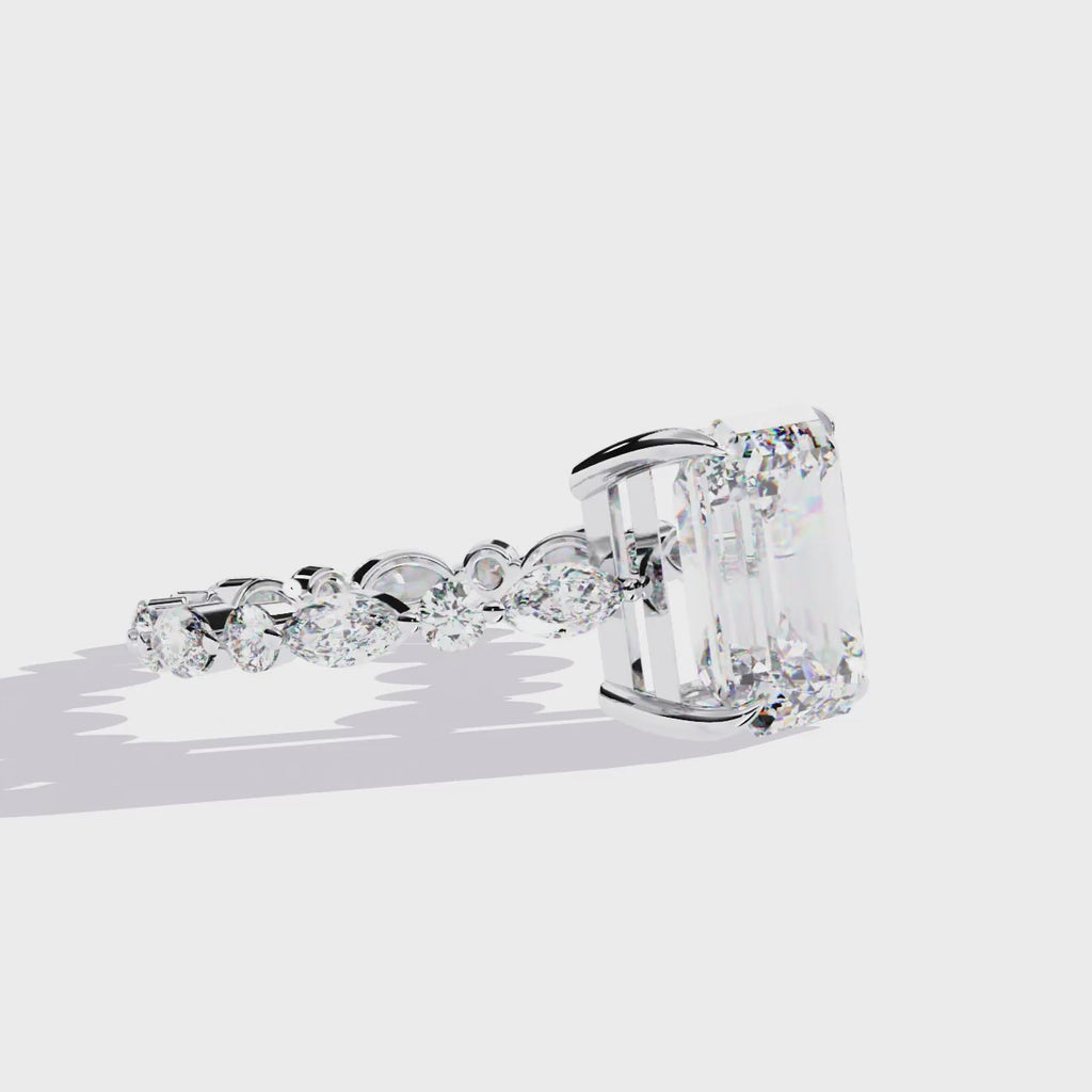 Timeless Radiance Central Stone Diamond Ring