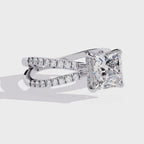 Elegant Central Stone Diamond Brilliance Ring