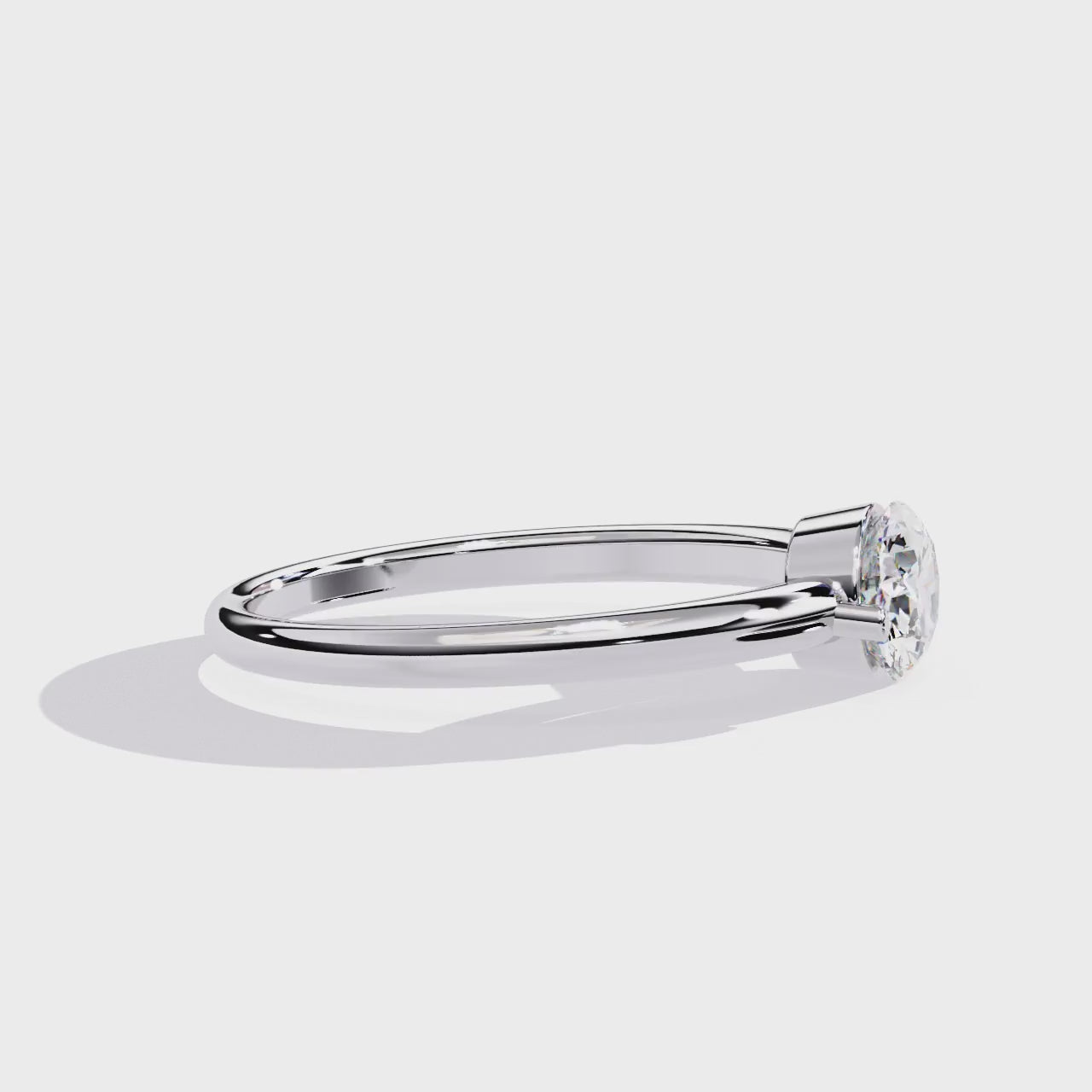 Elegant Solitaire Central Stone Brilliance Ring