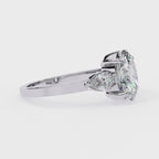 Elegant Multi-Stone Central Brilliance Ring