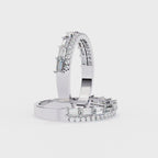 Elegant Diamond Side Stone Brilliance Ring