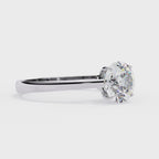 Elegant Solitaire Central Stone Ring