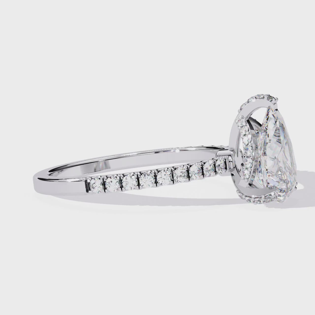 Elegant Radiance Central Stone Diamond Ring
