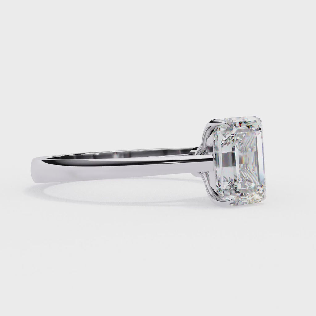 Elegant Solitaire Central Stone Ring