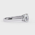 Elegant Solitaire Central Stone Diamond Ring
