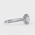 Elegant Diamond Side Stone Brilliance Ring