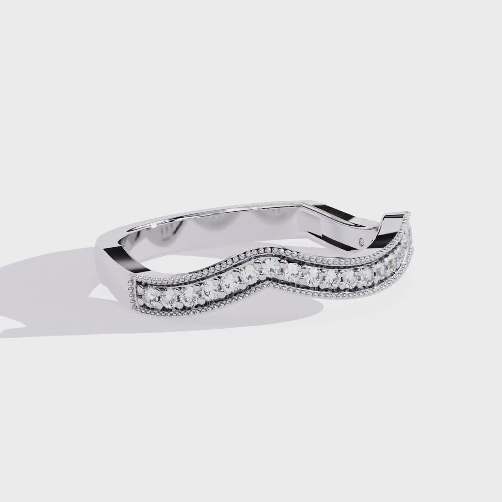 Elegant Diamond Side Stone Brilliance Ring