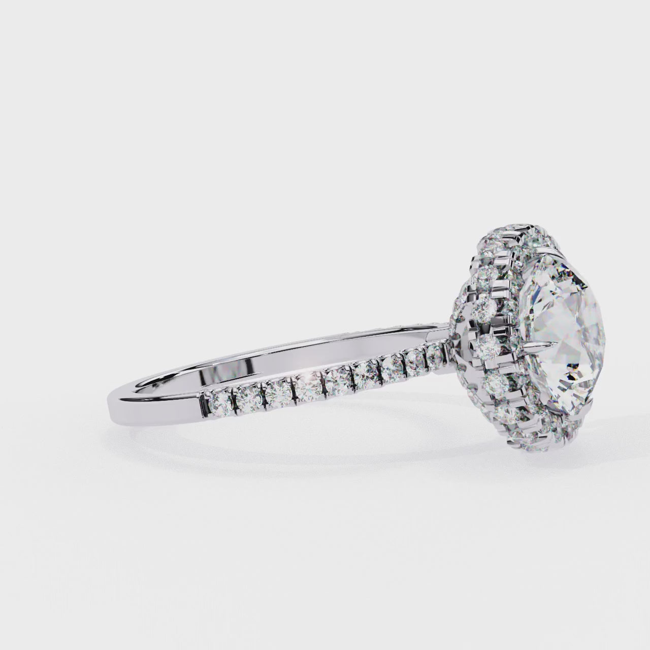 Elegant Diamond Central Stone Brilliance Ring