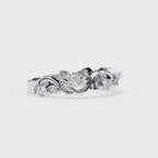 Elegant Diamond Side Stone Brilliance Ring