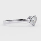 Elegant Solitaire Central Stone Diamond Ring