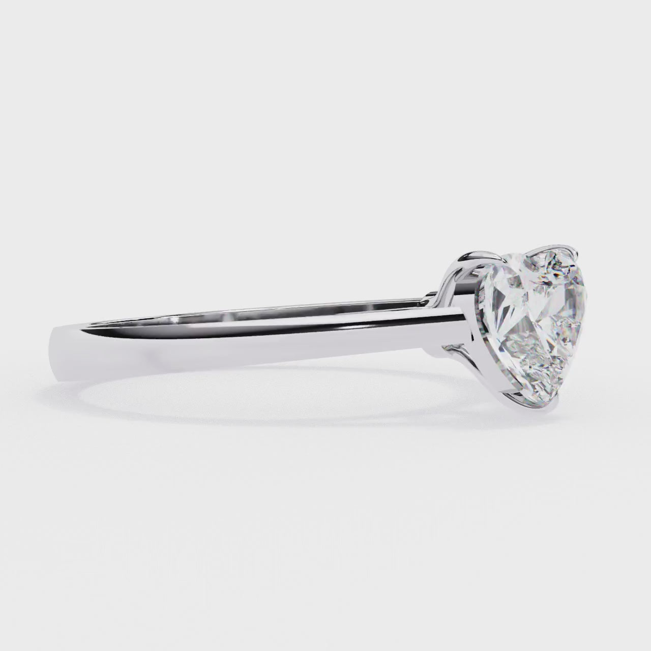 Elegant Solitaire Central Stone Diamond Ring