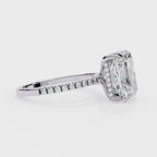 Elegant Diamond Side Stone Brilliance Ring