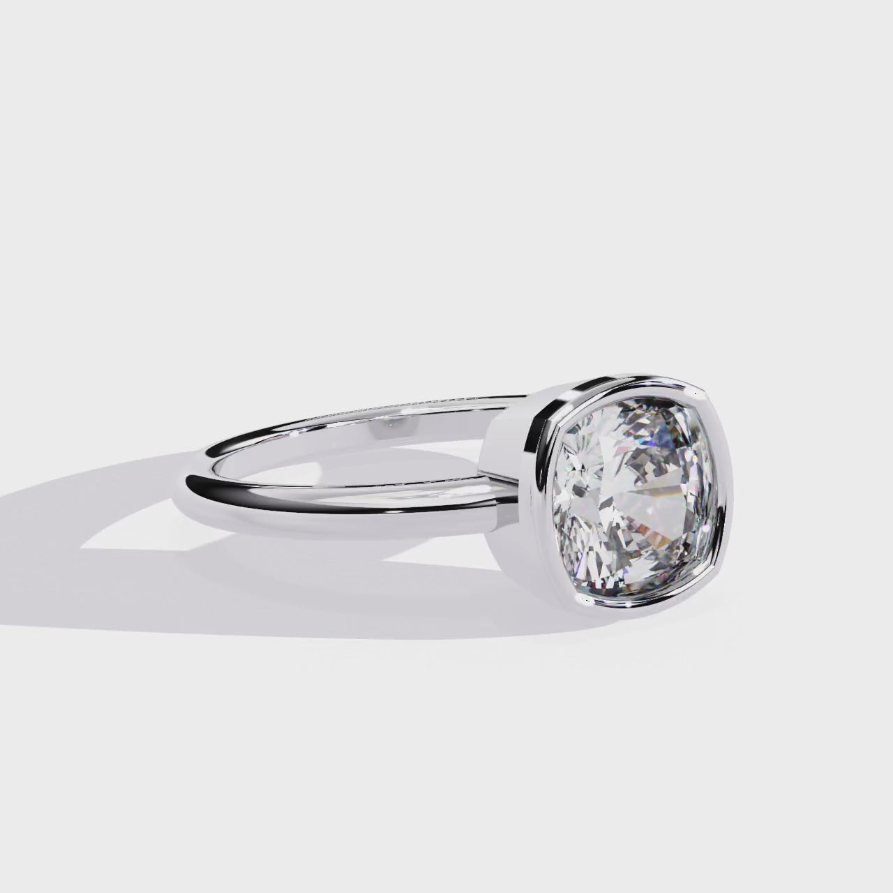 Elegant Solitaire Central Stone Diamond Ring
