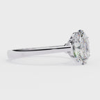 Elegant Solitaire Central Stone Ring