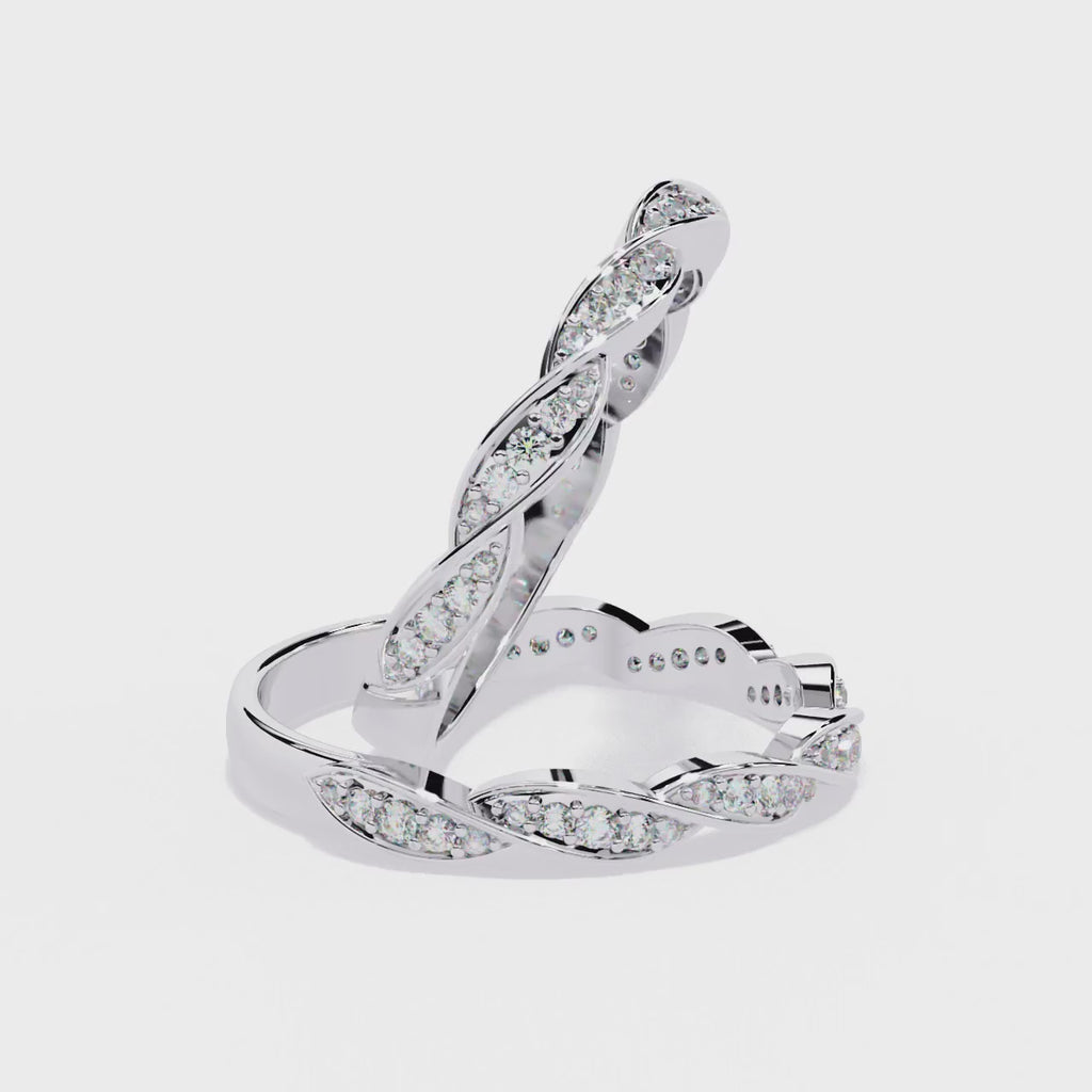 Elegant Diamond Side Stone Brilliance Ring