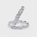 Elegant Diamond Side Stone Brilliance Ring