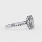 Elegant Diamond Side Stone Brilliance Ring
