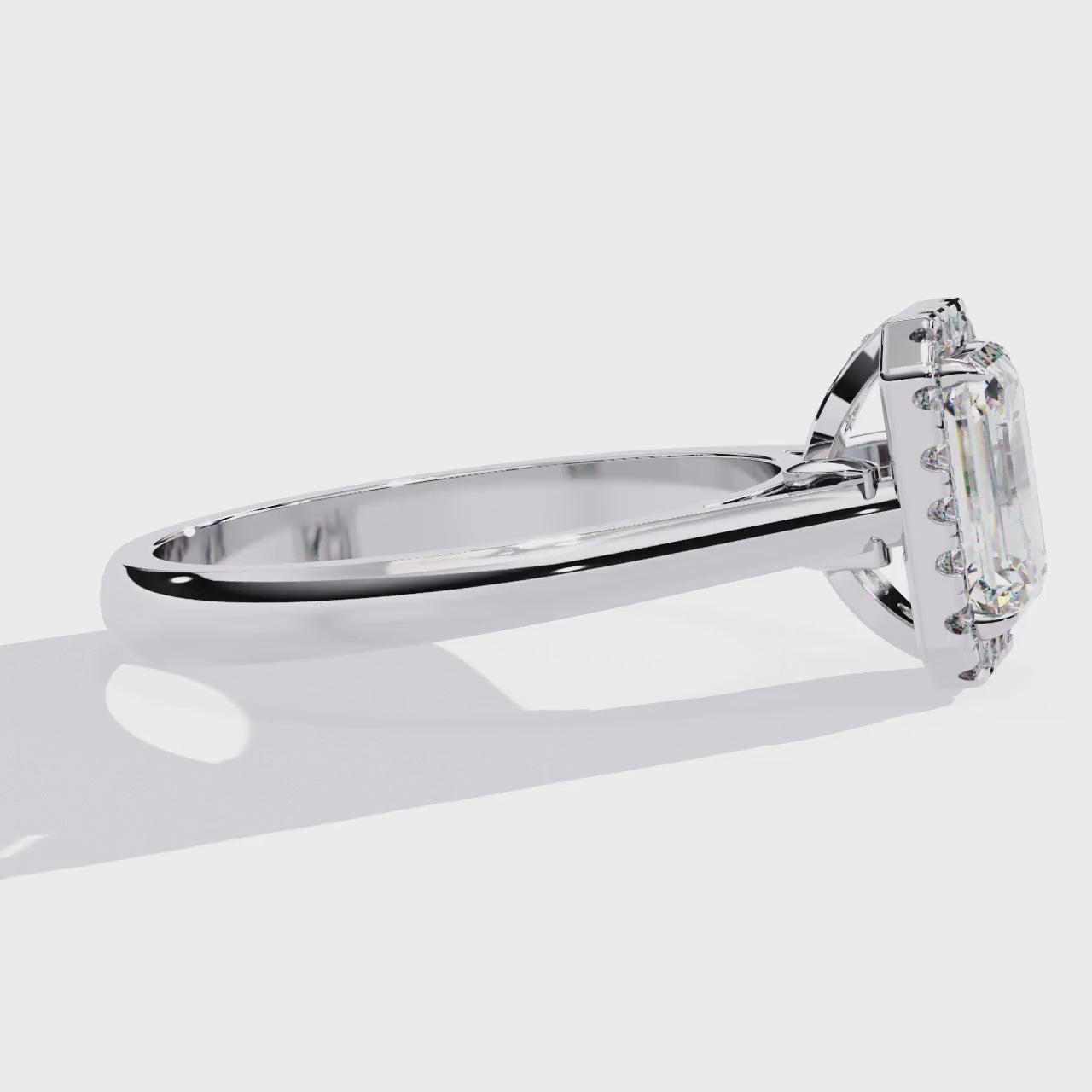 Elegant Central Stone Diamond Ring with Side Accents