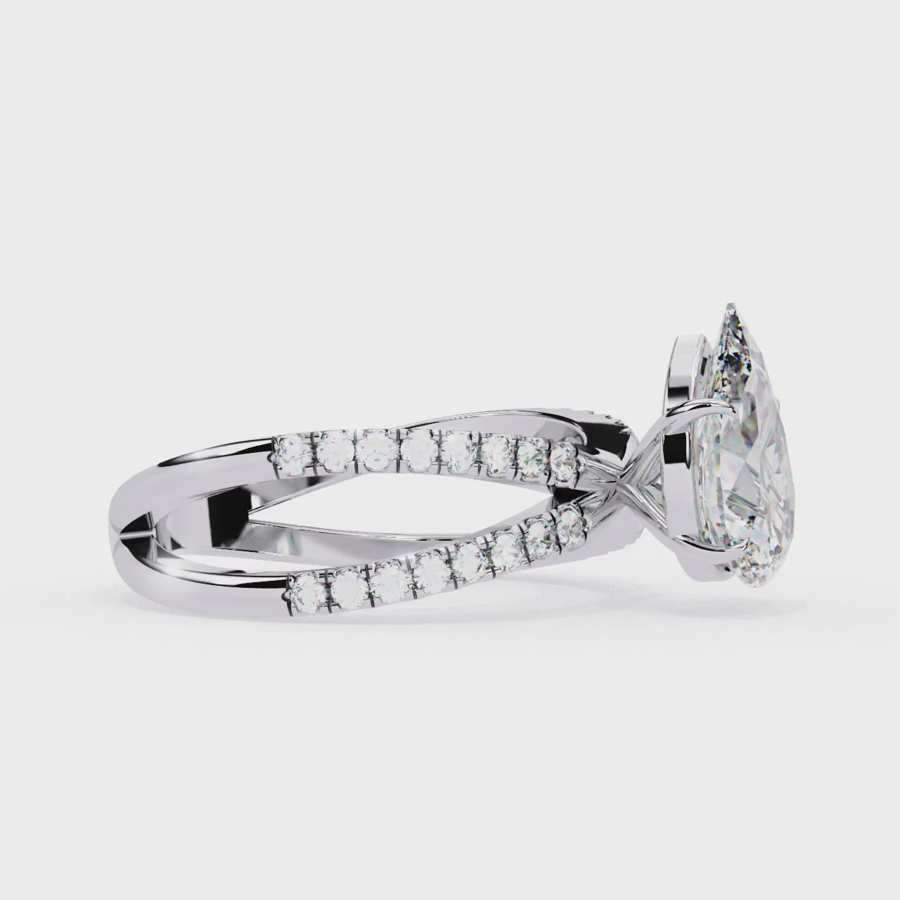Elegant Brilliance Central Stone Diamond Ring